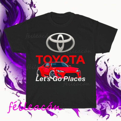 Brand New Toyota Let's Go Places Logo 1 American T-Shirt Funny Size S ...
