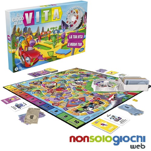 Hasbro Gaming- Il Gioco della Vita nuovo gioco di società F0800103 -nuovo-italia - Foto 2 di 2