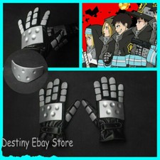 Fire Force Shinra Kusakabe Arthur Boyle Golves Mask Halloween Cosplay Props 1PC