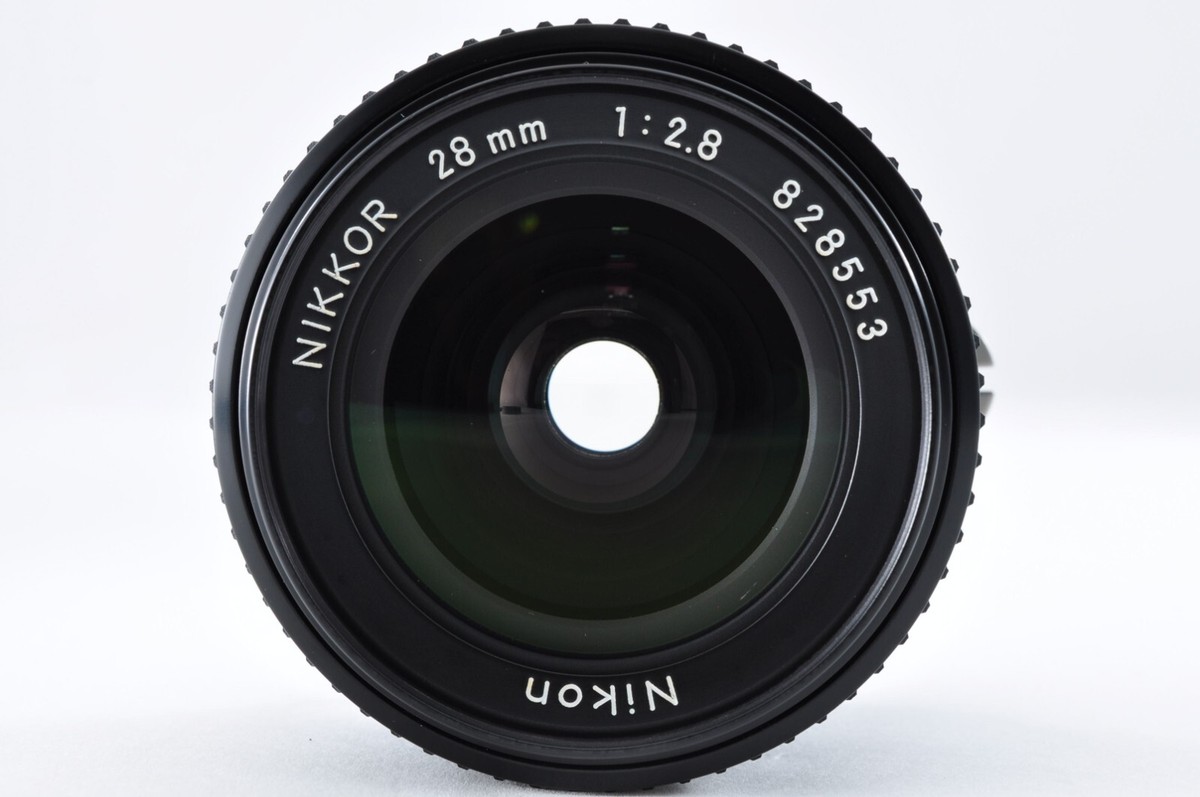 【良品】837xxx SIC Nikon Ai-S 28mm f2.8 #I04 Nikon Ai-s Nikkor 28mm f/2.8 SIC Version Near Mint MF Lens