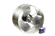 GAF Master Flow 1450 CFM SIlver Electric Powered Gable Mount Electric Attic Fan