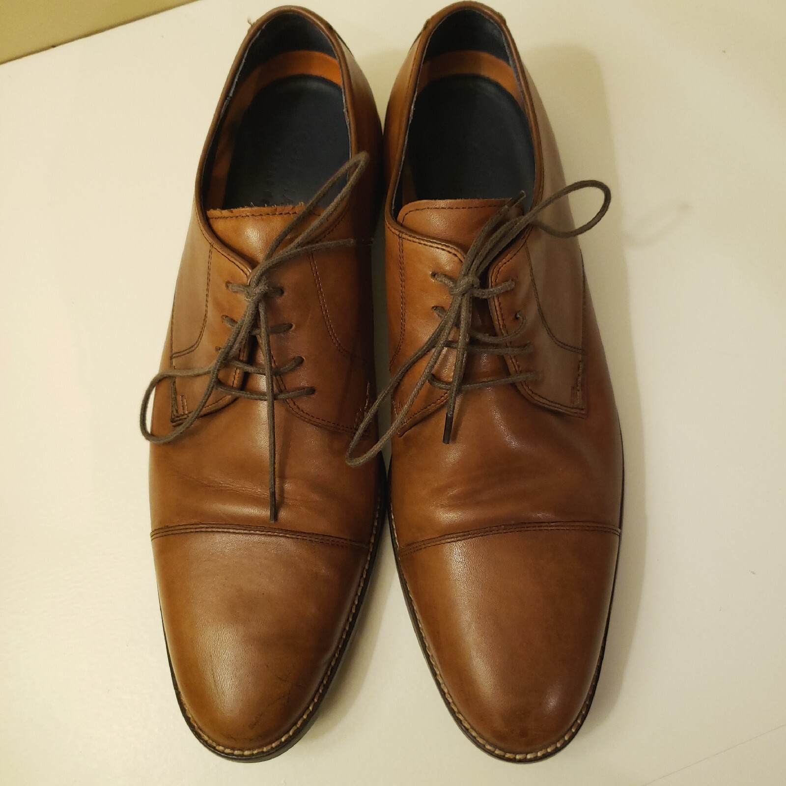 SAOLA Scarpe Cole Haan uomo 11 5 marrone Lenox Hill punta a cappuccio Oxford C11632 Grand 0S Derby