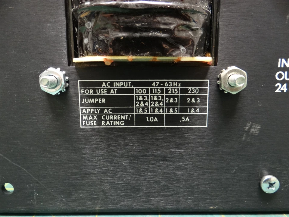 Power-One D.C. Power Supplies CP436-500 5VDC 1A, 24-26VDC 1A 12A Surge OUT - Image 2 of 4