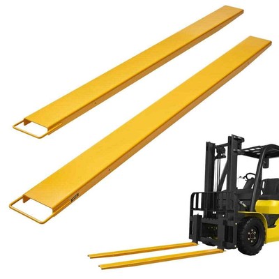 New-Pallet Fork Extensions 96inLx5.5in.W Heavy-Duty Carbon Steel Fork Extension