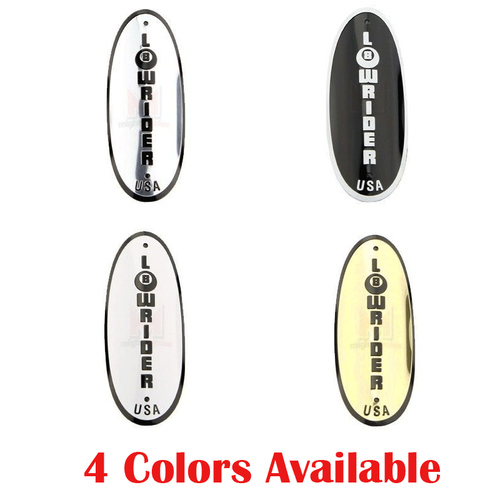 NEW Lowrider Bicycle Name Plate Head Badge Beach Cruiser Low Rider ...