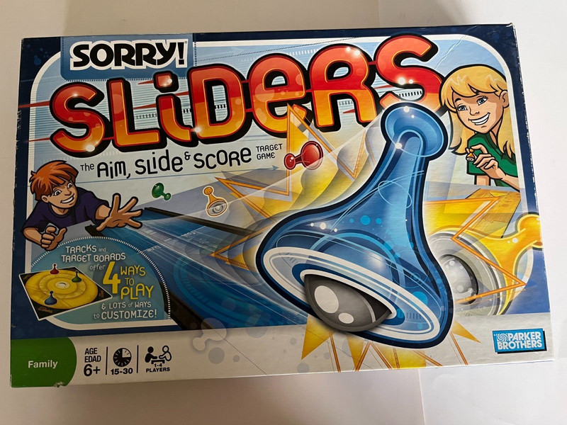 2008 Hasbro SORRY! Sliders Game, complete in original box