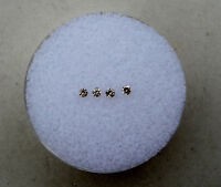 4 Champagne Diamond Loose Rounds 1.5mm Each 4 Champagne Diamond Loose Rounds 1.5mm Each