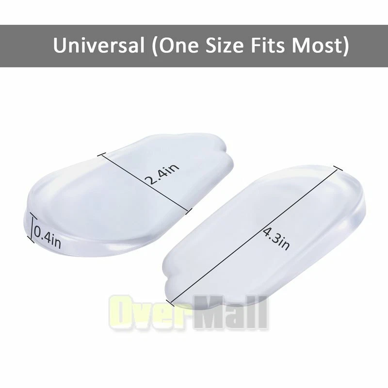 6x Plantillas de silicona con cuña de talón medial y lateral, corrector de supinación y pronación Foto 3 de 4