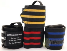 Parallel Breaker's Powerlifting Wrist Wraps 12 inch, 24 inch or 36 inch Pair
