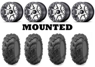 Kit 4 Maxxis Zilla 28x9-14/28x11-14 on MSA M21 Lok Beadlock Charcoal Tint TER