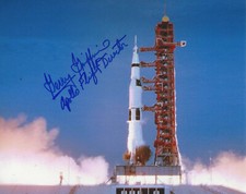 GERALD GRIFFIN NASA APOLLO 13 FLIGHT DIRECTOR SIGNED AUTHENTIC 8x10 PHOTO F COA