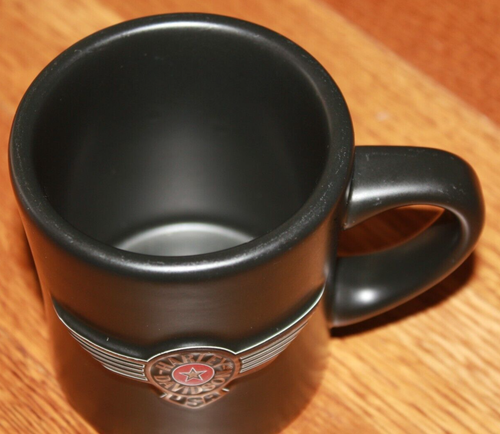 Harley Davidson USA silver Black Wings 3D Coffee Cup Mug 8oz logo RARE - Picture 7 of 9