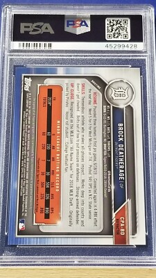 Brock Deatherage - 2019 Bowman Chrome Prospects Autograph