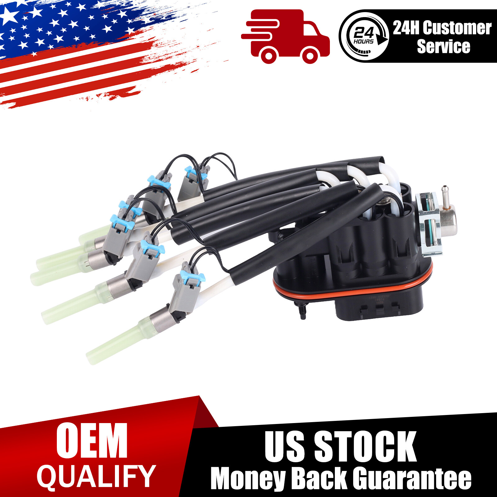 Spider Vortec Fuel Injector Assembly 4.3L For 1996-2002 GMC CHEVY TRUCKS FJ503