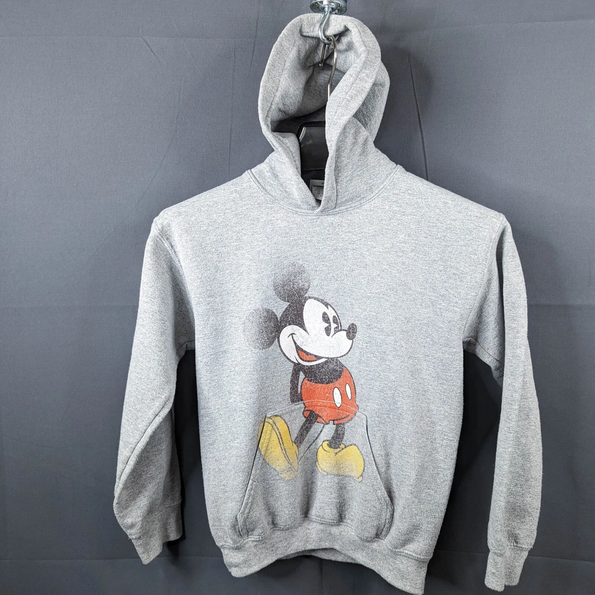 Mickey mouse shop grey hoodie