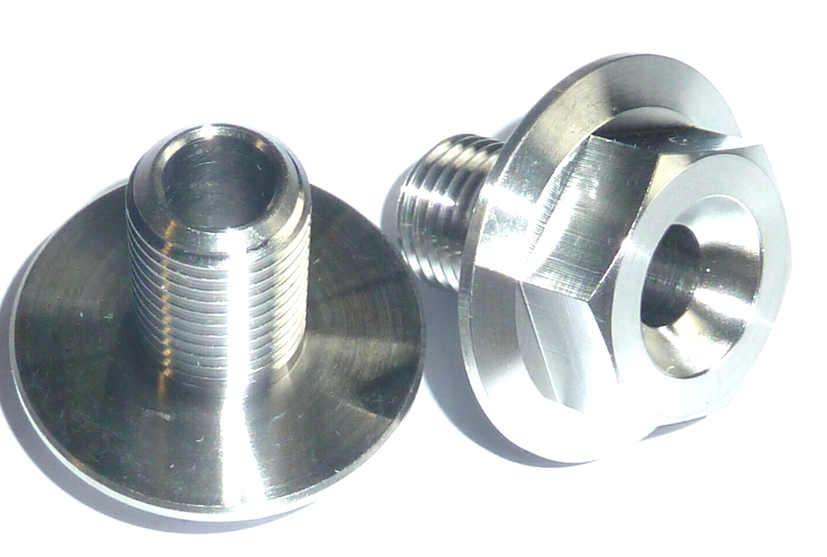 BMW F800GS ADVENTURE 2012-2017 FRONT AXLE SPINDLE BOLT TITANIUM