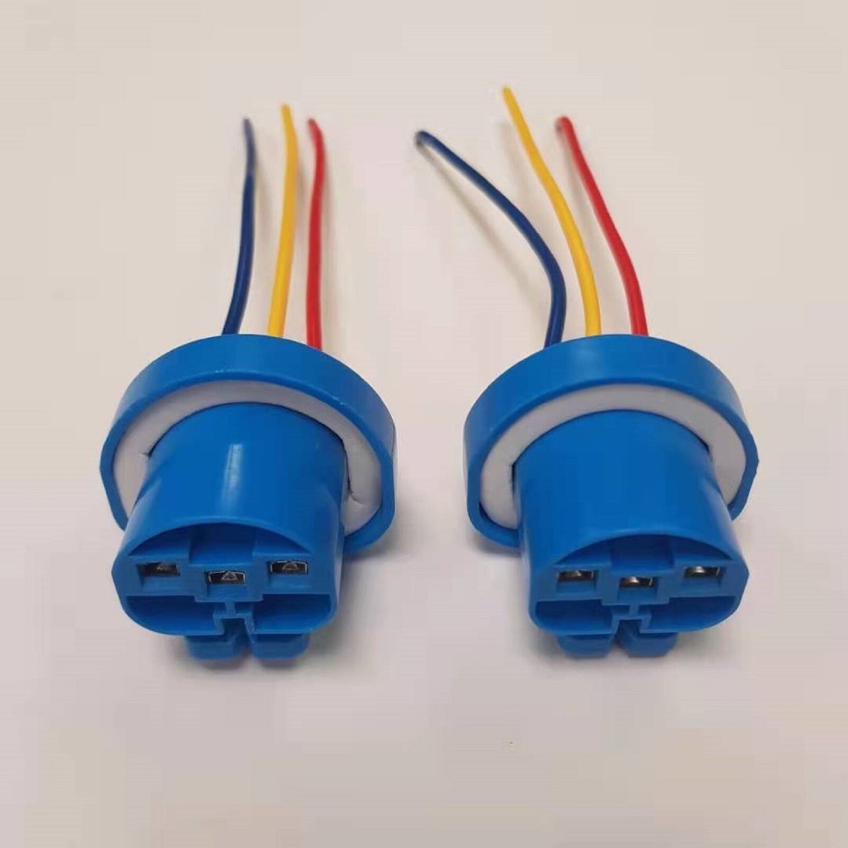 9007 HB5 Head Light Two Wiring Pigtail Female Harness Bulbs Replacement ...