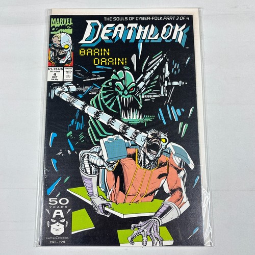 Lot of 10 Deathlok Marvel Comics Incl. 1-9, 11 Dr Doom Punisher Fantastic Four - Picture 6 of 13