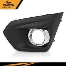 Fog Light Bezel w/Chrome Cover Trim Driver Side Fit For Subaru Impreza 2012-2014