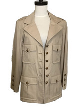 CHANEL JACKET MILITARY STYLE RARE VINTAGE