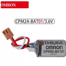 Omron Original CPM2A-BAT01 3.6V Battery CPM2A/CQM1H CPU Brown Short Plug