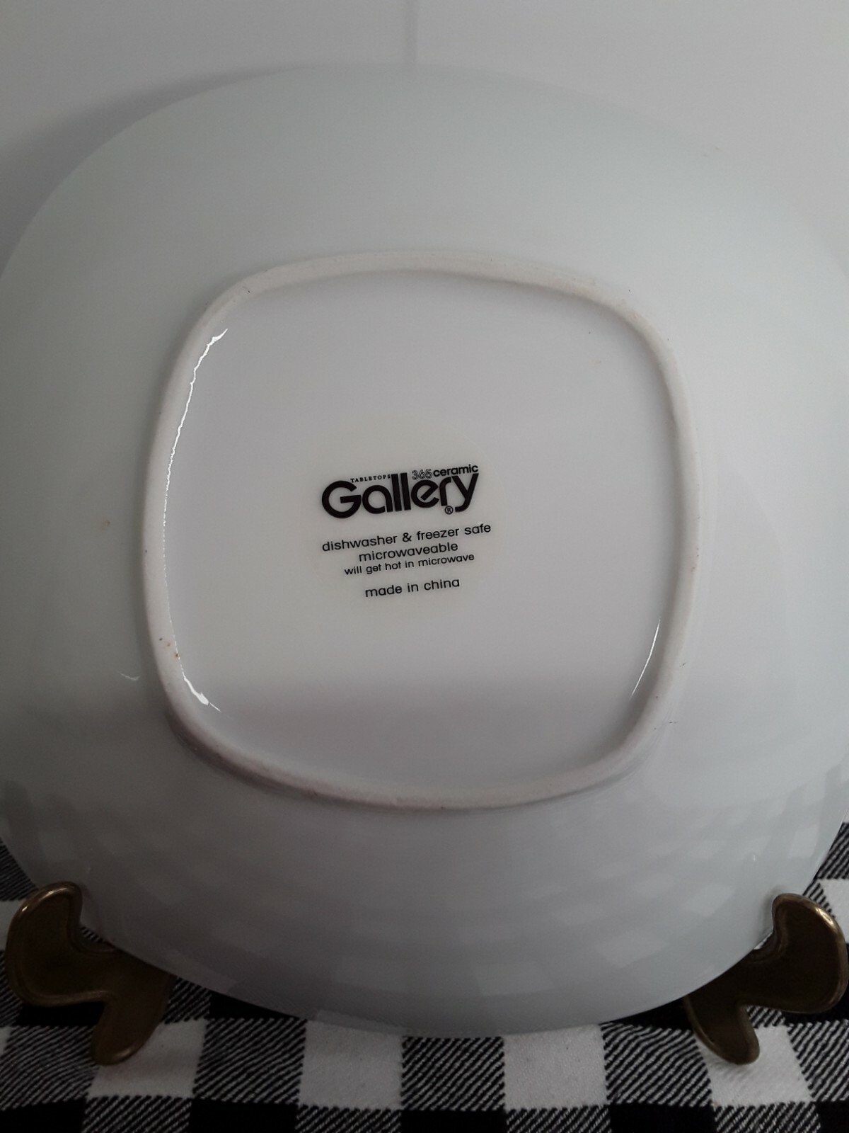 Tabletops Gallery 365 Ceramic 8.5" Square White Bowl eBay