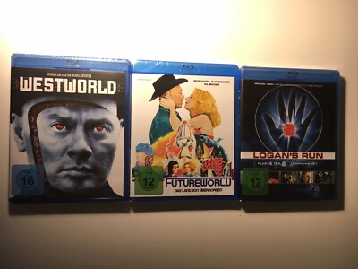 Logan's Run (Flucht ins 23. Jahrhundert) + Westworld + Futureworld [3x Blu-ray]