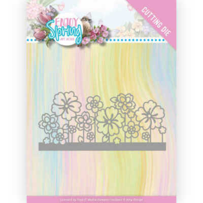 Flower Border - Enjoy Spring Collection - Stanzschablone Amy Design (ADD10240)