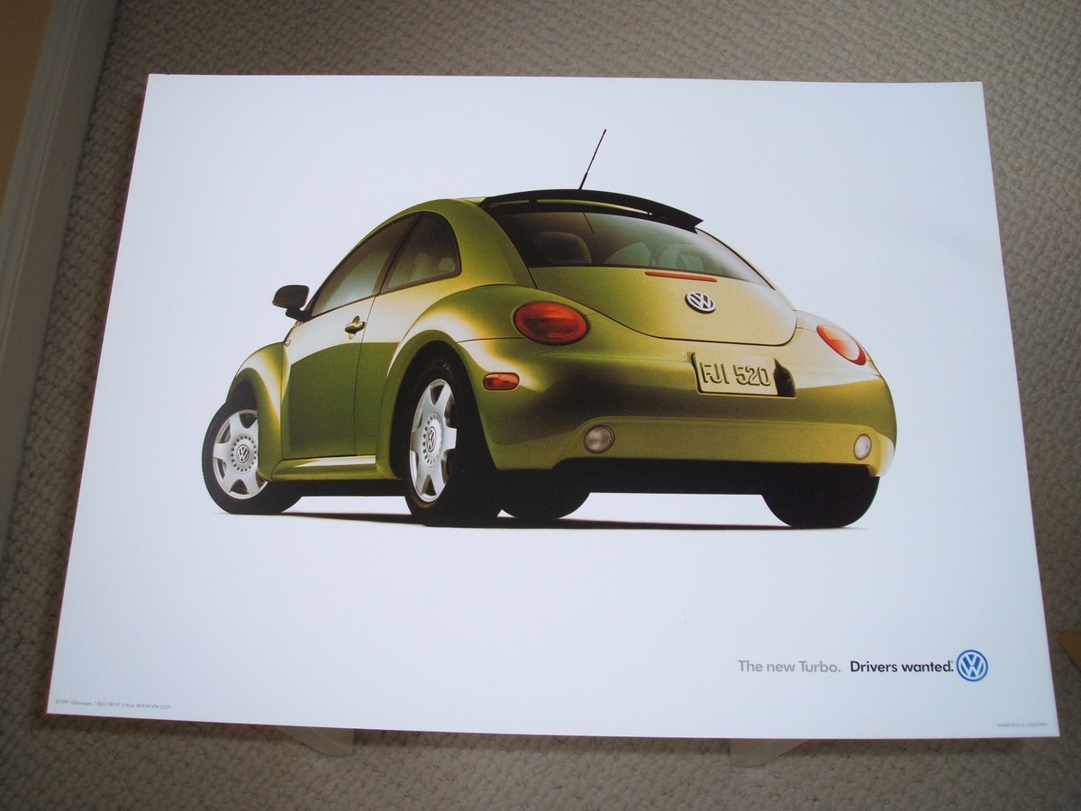 Volkswagen VW 1999 New Beetle Turbo Poster | eBay