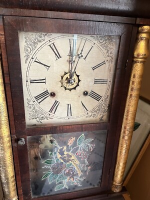 希少♦️ヴィンテージ♦️大理石 ワールドタイム♦️置時計♦️厄除け♦️良縁♦️招福♦️送料込 Antique Waterbury 30 Hour Ogee Clock 1860's, Complete working 100