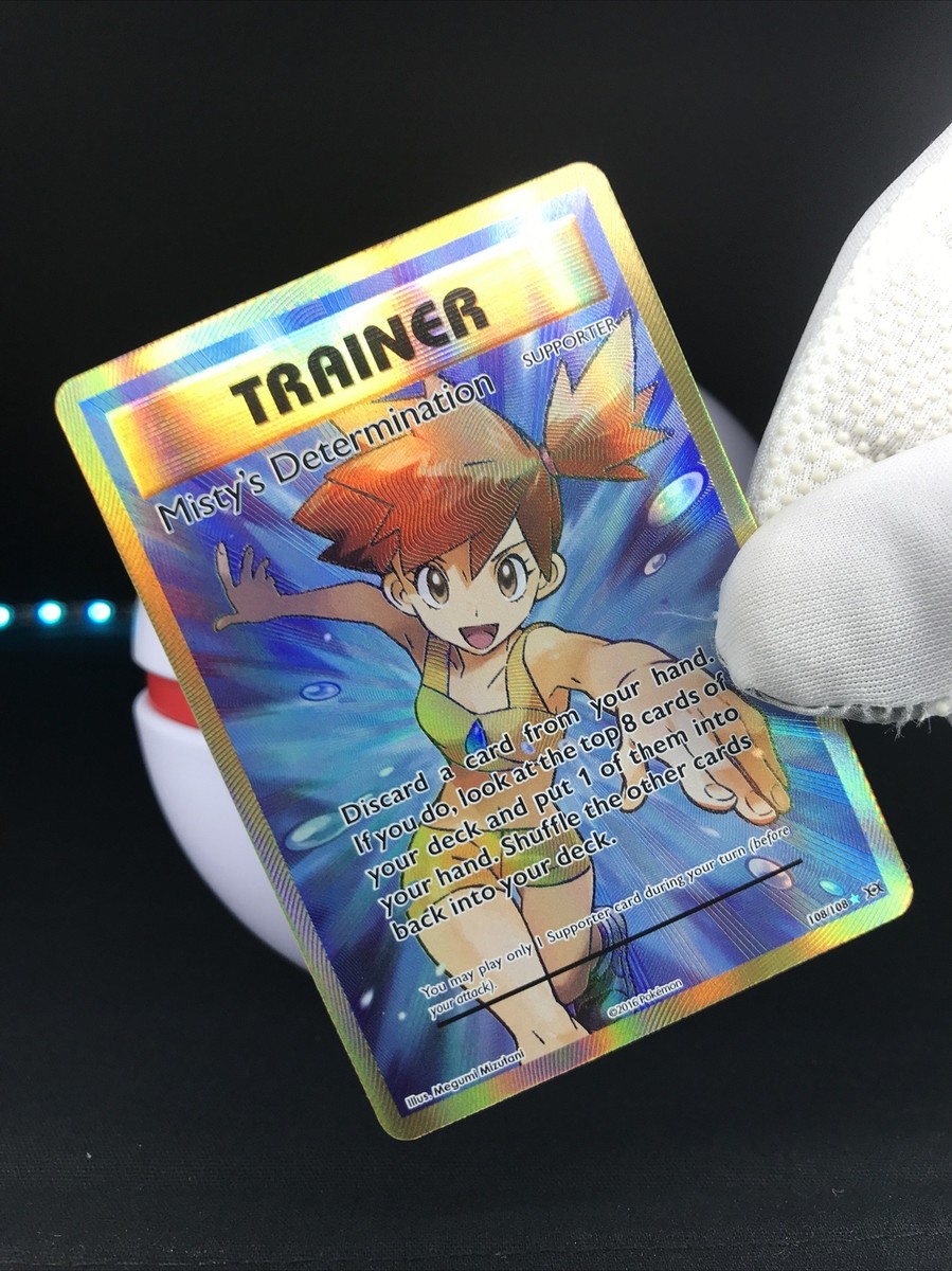 Misty's Determination 108/108 Pokémon TCG XY Evolutions Misty's Determination 108/108 Pokémon TCG XY Evolutions