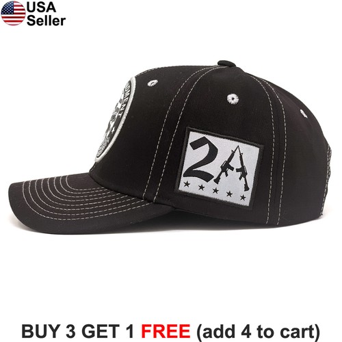 2nd Amendment Cap 2A Hat Second US AR-15 AK Gun Rights Political Rifle Patriotic - Picture 6 of 22