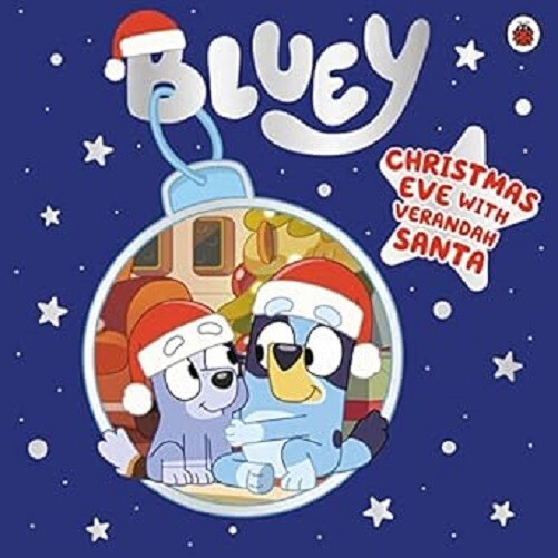 Bluey Christmas Eve with Verandah Santa NEW Paperback Childrens Picture Book