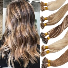 100-300S THICK Nano Ring Micro Loop Remy Human Hair Extensions Beads Balayage US