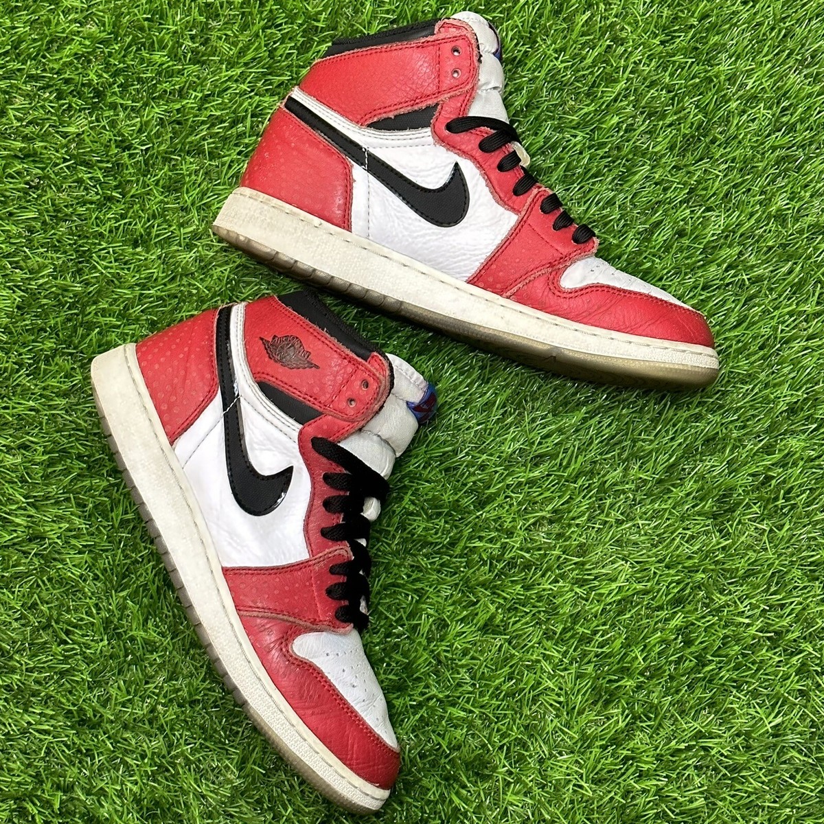 Nike Air Jordan 1 Retro High Origin Story Spider-Man GS 7Y = Men's