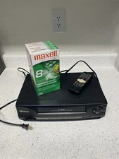 Memorex MVR2040A VCR Video Cassette Recorder VHS Tape Player Tested With Remote