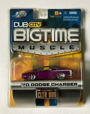 Lot of 3 Jada Toys DUB CITY Bigtime Muscle Diecast 1:64 Dodge Ford