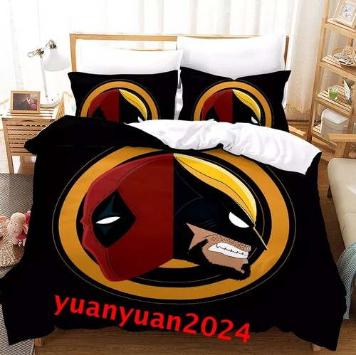 Marvel Deadpool & Wolverine Duvet Cover Pillowcase Single Double Bedding Set UK - Picture 12 of 40