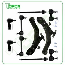 10x Front Rear Sway Bars Tie Rod Ends Control Arms For 2001-2006 Hyundai Elantra