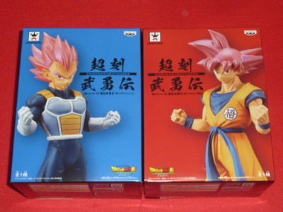 Banpresto Dragonball Super Choukoku Buyuuden 2 set SS God set figure Japan F/S