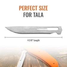 Wiebe Tala Replacement Blades (12-Pack) | Surgical-Grade Scalpel Blades for Hunt