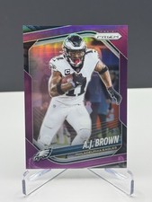 A.J. BROWN 2025 PANINI PRIZM FOOTBALL PURPLE EAGLES #253 /125