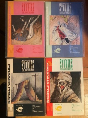 Piranha Press - BEAUTIFUL STORIES FOR UGLY CHILDREN VOLUMES #6, 7, 8, 16 - LOT