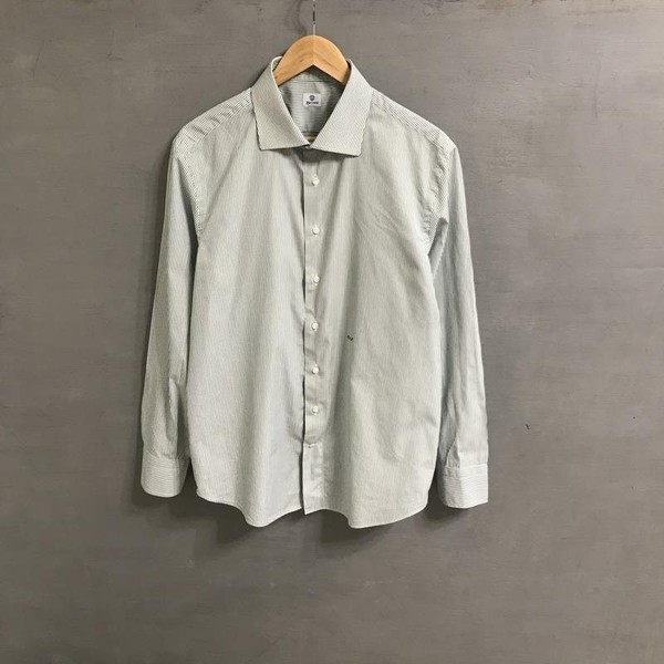 Men Besani Napoli Shirt White Cotton 42 / XL / 50