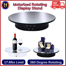Motorized Rotating Display Stand, 7.87 Inch 360 Degree Electric Rotate Turntable