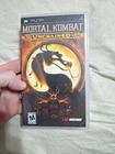 Mortal Kombat: Unchained (PlayStation Portable, 2006) W/ Manual