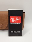 Ray-Ban Faux Brown Tumbled Leather Sunglasses Soft Storage Snap Case! — photo 5