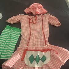 Vintage Leg Avenue Strawberry Shortcake Costume Size L Includes all Accessories