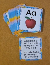 Alphabet with Pictures Flash Cards ABC - Learning Resources