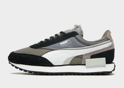 Puma Herrenschuhe Future Rider Double Two Black White Gray Größe 39-46
